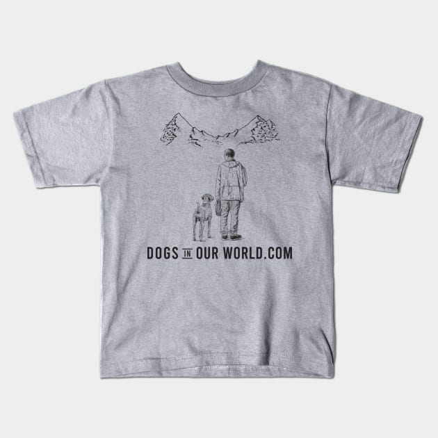 DIOW Hand Drawn Kids T-Shirt by Dogs in Our World